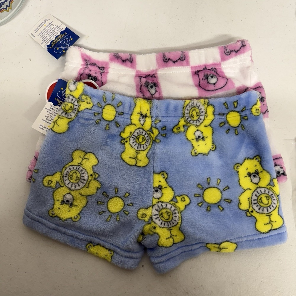 Girls Size 4T Care Bear Pajama Shorts  2 Pack